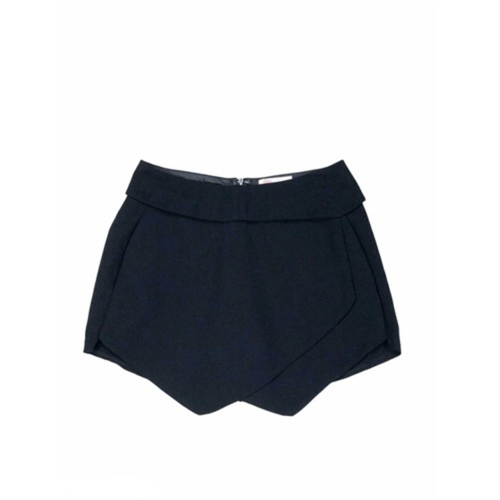 L'Atiste By Amy Black Foldover Skort Skirt Size XS